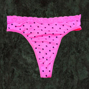 Gilligan&Omalley New Wave Pink Lace Thong