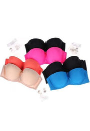 2 pack demi cup padded wired push up bra - Purely Femme