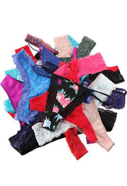 Variety panties thong pack assorted 6 pack - Purely Femme