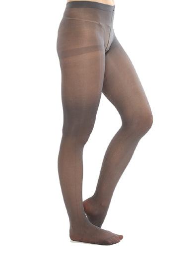 Smokey grey luxury sheer to waist pantyhose - Purely Femme