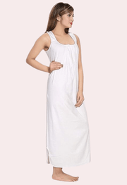 Comfortable Maxi Cotton Nighty Gown - Purely Femme