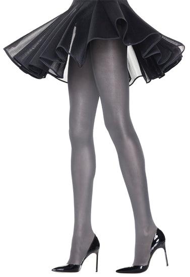 Purely Femme (HANES) Profiles silky sheer Grey pantyhose - Purely Femme