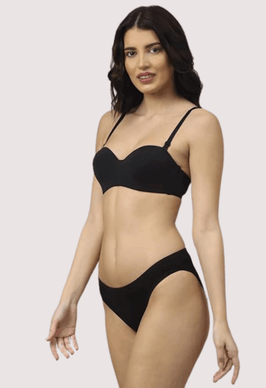 Casual Cotton Comfort Bra Panty Set - Purely Femme