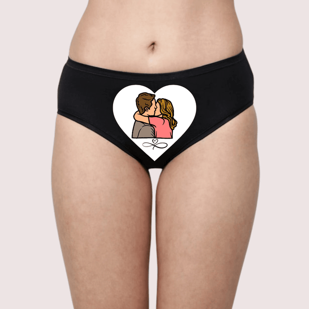 Sensual Custom Message Forever Kiss Panty - Purely Femme