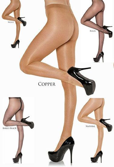 4 pairs Gloss Sheer to Waist Tights Pantyhose - Purely Femme