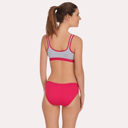 Purely Femme Trendy Sports Bra with Panty for Women - Purely Femme