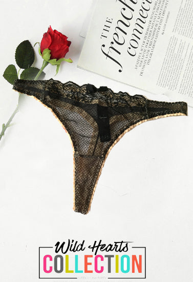 JASPERCONRAN Girl Without Limits See Through Lace Thong