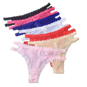 Women's Hollow Lace Thongs Brief Underwear - Purely Femme