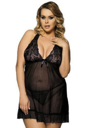 Very Sexy Sheer Babydoll Nightwear Lingerie - Purely Femme