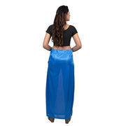 Ladies' Silk Saree Blue Petticoat - Purely Femme