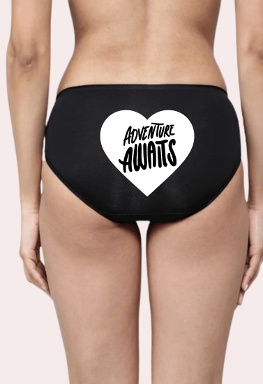 Heart-themed Adventure Awaits Custom Panty - Purely Femme