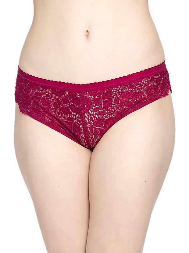 Beautiful Lace Hot Bikini Panty (Pk of 2) - Purely Femme