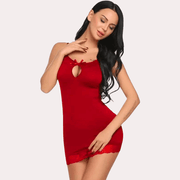 "Purely Femme" Intimate Red Nightwear for Women