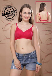 2 Pack Comfy padded non wired t shirt bra - Purely Femme