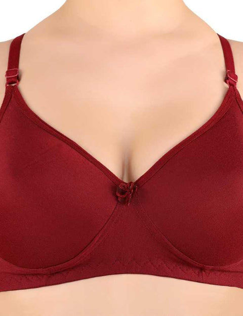 Women T-Shirt Lightly Padded Bra - Purely Femme