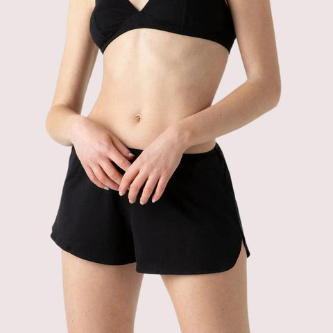 Black 100% Organic Cotton French Knickers - Purely Femme