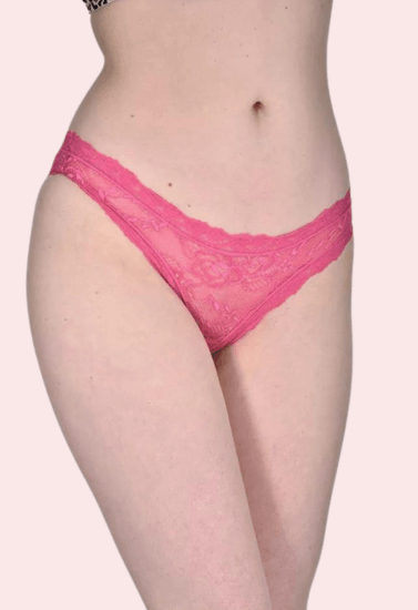 Exclusive French Daina Lace Tanga Panties Luxury Gift Box - Purely Femme