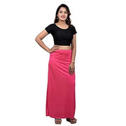 Ladies Glossy silk saree's Pink Petticoat - Purely Femme