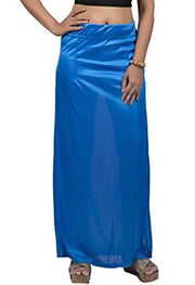 Ladies' Silk Saree Blue Petticoat - Purely Femme