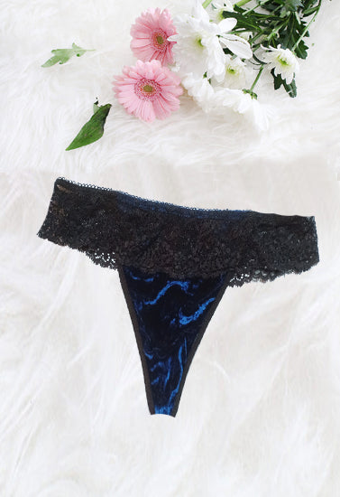 Most Comfortable Fanciable  Blue Thong