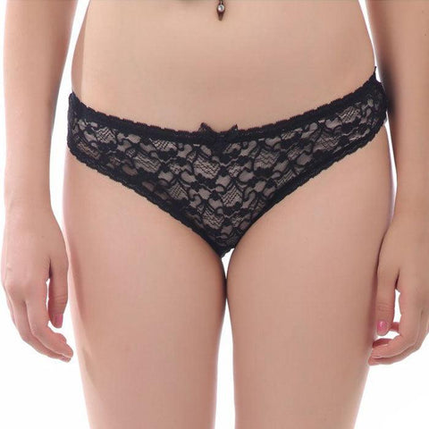 Purely Femme Midnight Web Net Lace Panty - Purely Femme