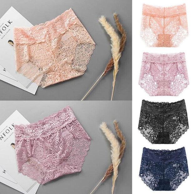 Sexy Lace High Waist Underwear Pack (of 5) - Purely Femme