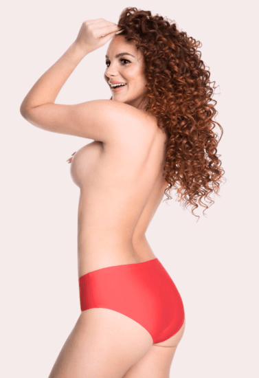 Red Seamless Panties - Purely Femme