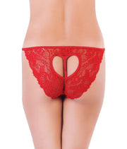 Beautiful Lace Red Women's Cheekies ( Pack of 1 ) - Purely Femme