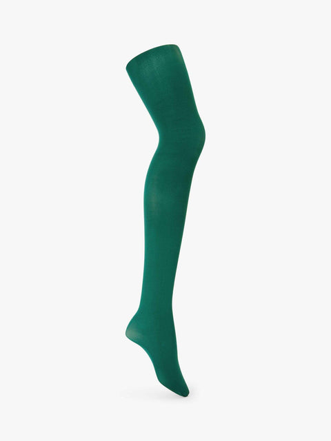 Green Thigh-High Tights for Women - Purely Femme