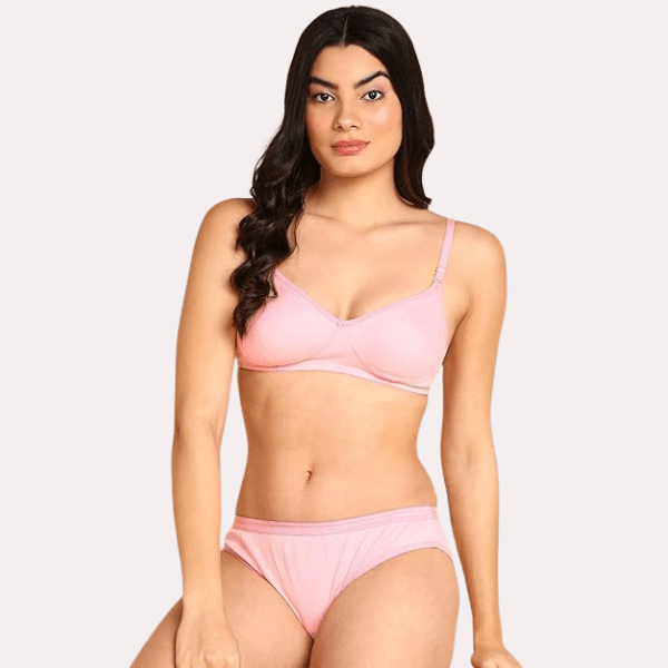 Cozy Cotton Intimates Bra Panty Set - Purely Femme