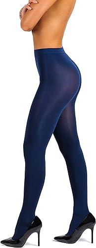 Women's Navy Blue Pantyhose Stockings - Purely Femme