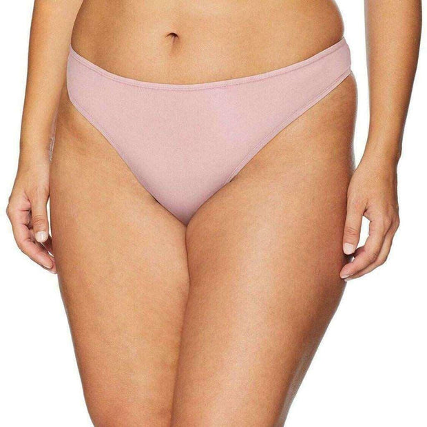 6 pack pure cotton multicolor thong panties - Purely Femme