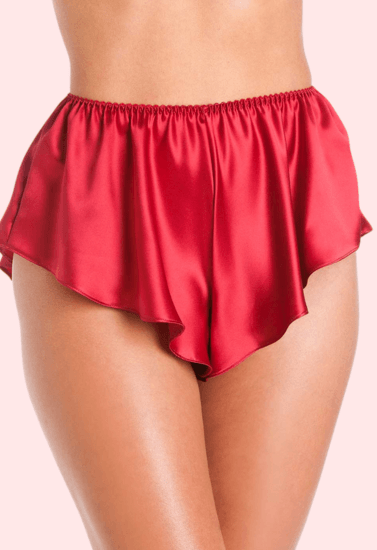 Luxury Silk Satin French Knicker - Purely Femme