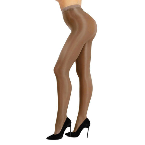 Silk Reflections beige Control Top Pantyhose - Purely Femme