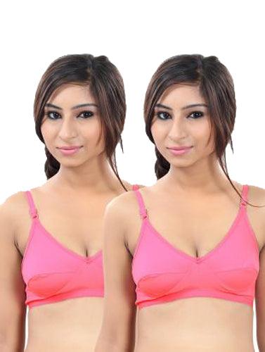 Women's Superb Cotton Comfort Bra ( Pack of 2) - Purely Femme