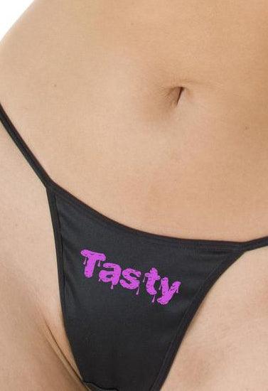 Tasty Printed G String Thong Panty - Purely Femme