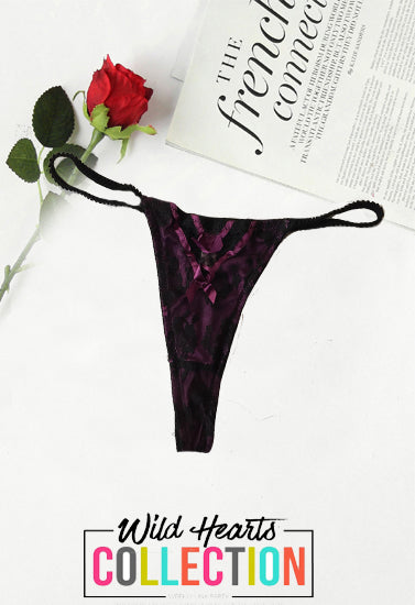 Sexy Lingerie & Fashion Heart Back G-String