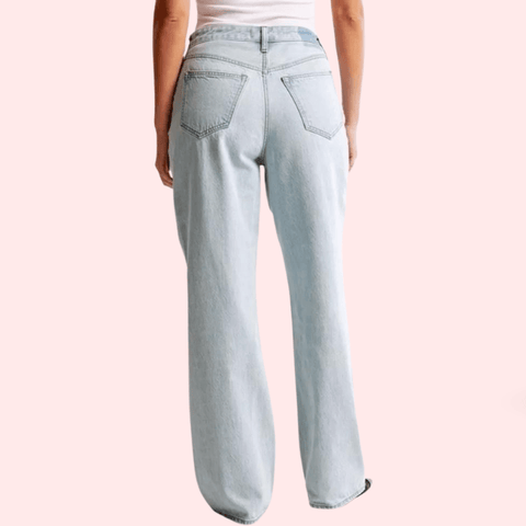 High Rise Loose Fit Denim for Curvy Women - Purely Femme