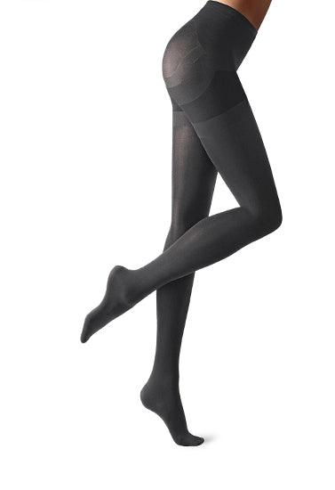 Purely Femme (KAYSER) 50 Denier all over great shapes grey color pantyhose - Purely Femme