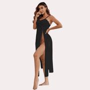 "Purely Femme" Romantic Black Babydoll Nightwear.