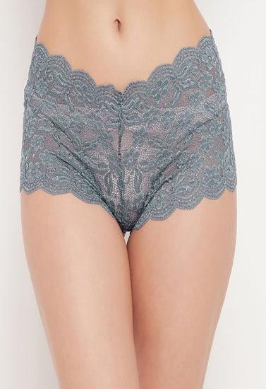 Lace Solid Women's Boy Shorts - Purely Femme