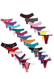 5 pack sexy thong Variety Pack - Purely Femme