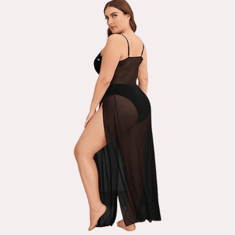 Feminine Sheer Seduction Nightgown - Purely Femme