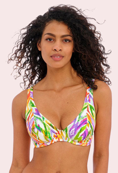 Bra-Top Bikini for Free-Spirited Water Fun