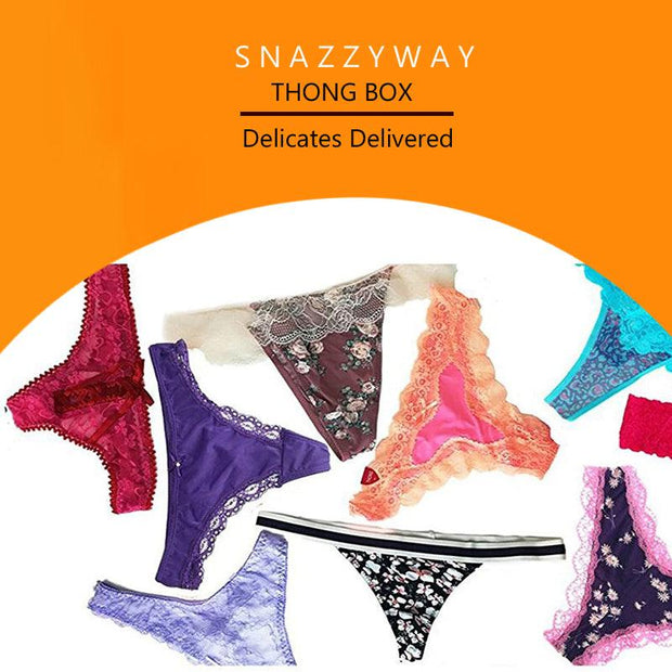 ♥Purely Femme Thong Panties Trial box - Purely Femme