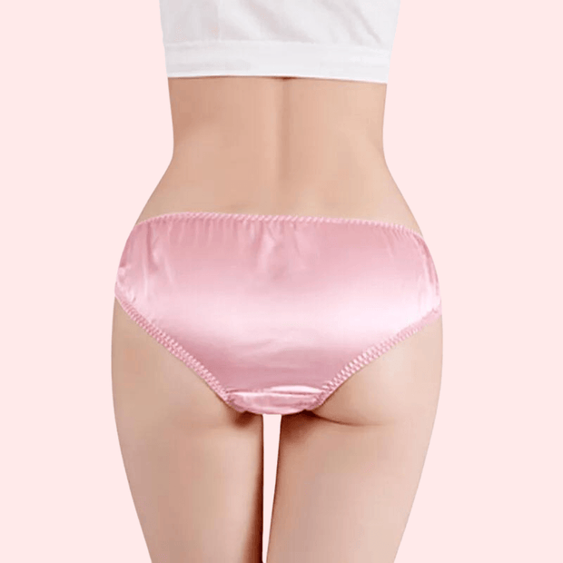 French Daina Luxury Silk Panties Cheeky Bow Gift Box - Purely Femme