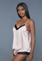 100% Silk Satin cami short set - Purely Femme