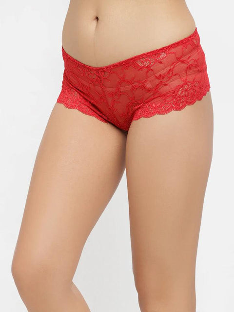 Stylish lacy Hip-Hugger Boyshort - Purely Femme