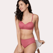 Casual Chic Cotton Bra Panty Set - Purely Femme