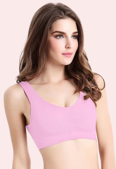 2-Pack Stylish Sports Bra Set for Girls